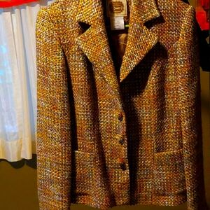 Never worn tweed fitted jacket